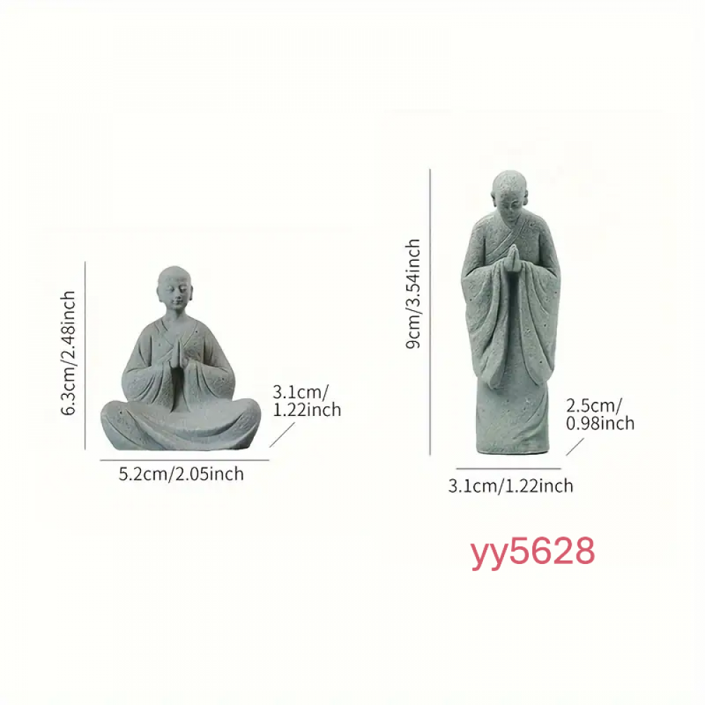 YY5628 Ayakta Duran Rahip Biblo Silikon Kalıp – Ruhani ve Şık Dekoratif Hediye!